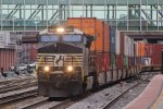 NS Intermodal Train in Roanoke VA 